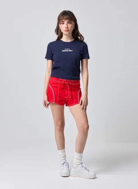 short sarja vermelho cintura baixa short sarja vermelho cintura baixa