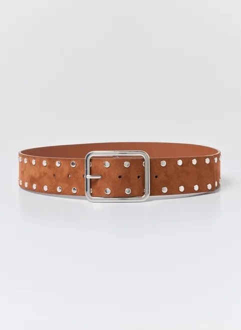 cinto suede com tachinhas cinto suede com tachinhas