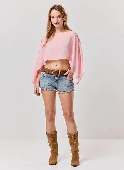 blusa capa chiffon blusa capa chiffon