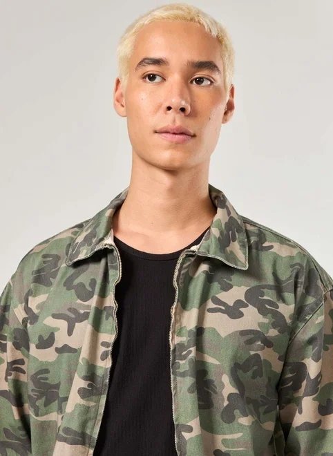 camisa box sarja camuflada camisa box sarja camuflada