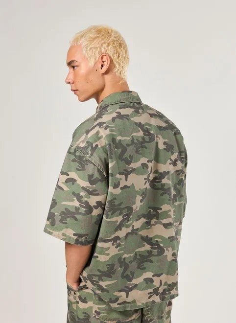 camisa box sarja camuflada camisa box sarja camuflada