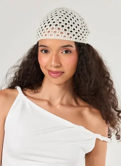 touca head piece crochê touca head piece crochê