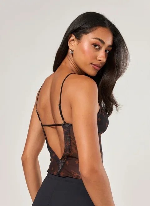 body em tule de estrelas body em tule de estrelas