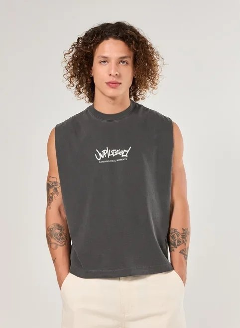 camiseta sleeveless box estonada unplugged camiseta sleeveless box estonada unplugged
