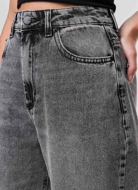 calça jeans cintura alta wide leg calça jeans cintura alta wide leg