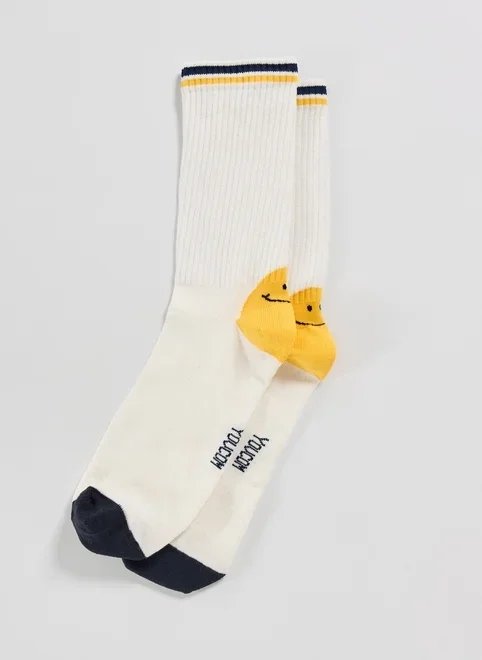 meia off-white smile meia off-white smile