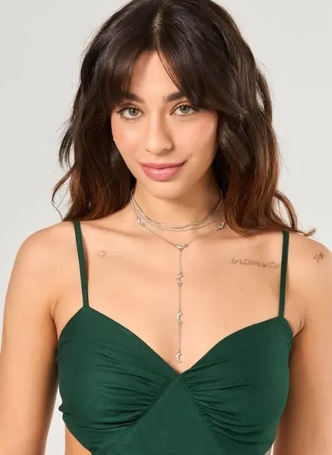 conjunto 3 colares prateados riviera lua conjunto 3 colares prateados riviera lua