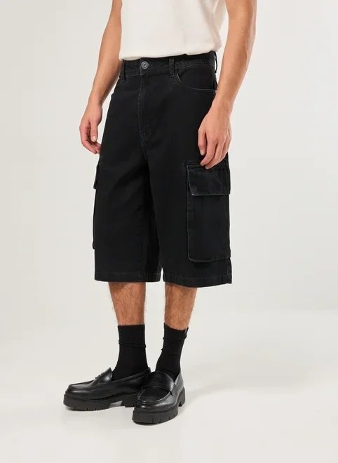 jorts jeans black cargo jorts jeans black cargo