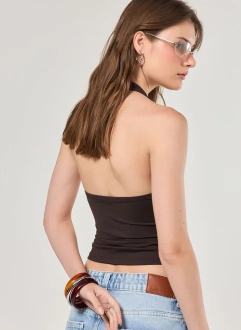 regata poliamida argolas prateadas regata poliamida argolas prateadas