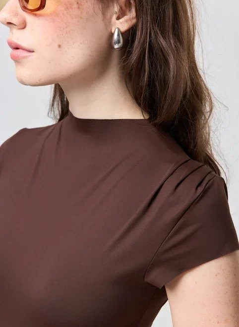 body poliamida gola alta body poliamida gola alta