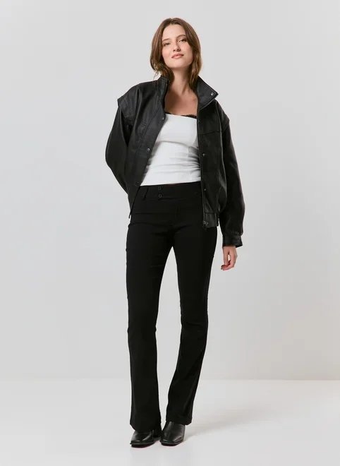calça flare cintura baixa botões calça flare cintura baixa botões