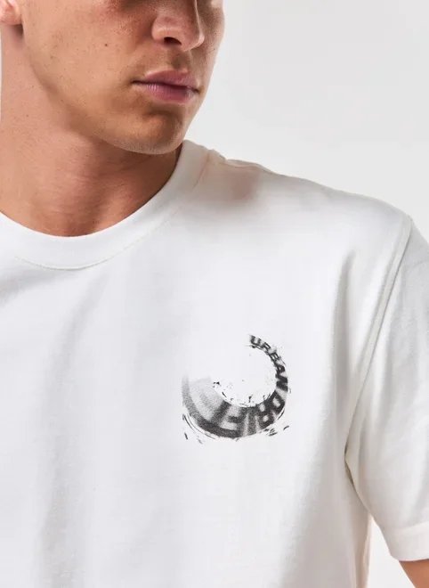 camiseta comfort malhão off-white drift camiseta comfort malhão off-white drift