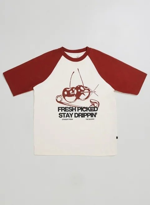 camiseta box raglan cherry camiseta box raglan cherry
