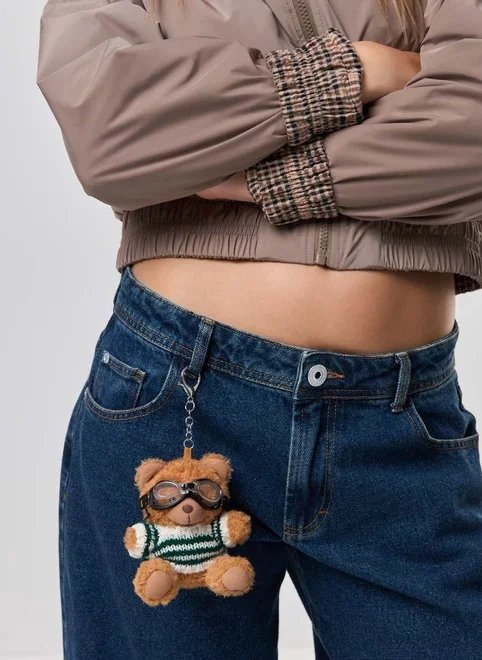 chaveiro ursinho de óculos chaveiro ursinho de óculos