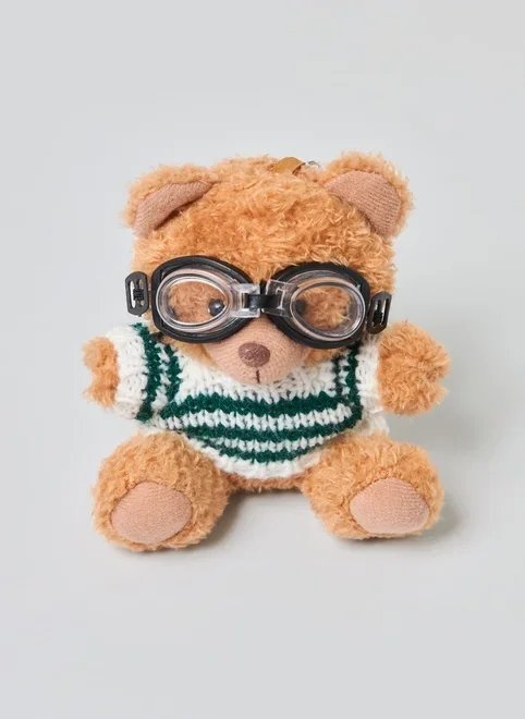 chaveiro ursinho de óculos chaveiro ursinho de óculos