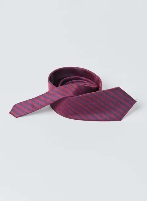 gravata listrada vermelho e azul gravata listrada vermelho e azul