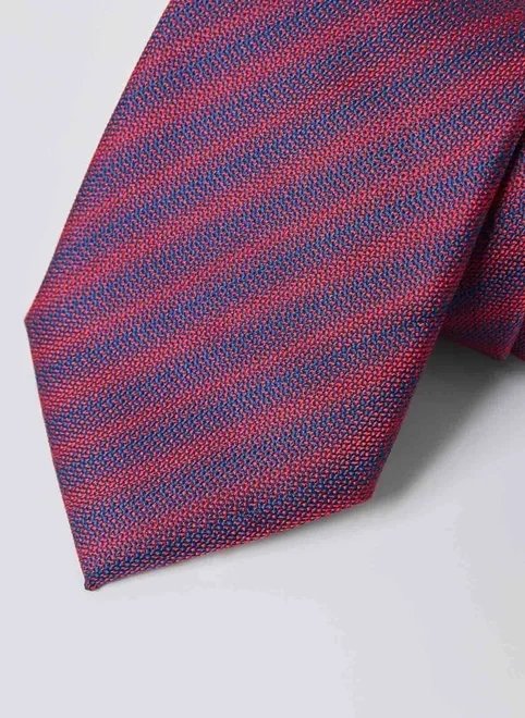 gravata listrada vermelho e azul gravata listrada vermelho e azul