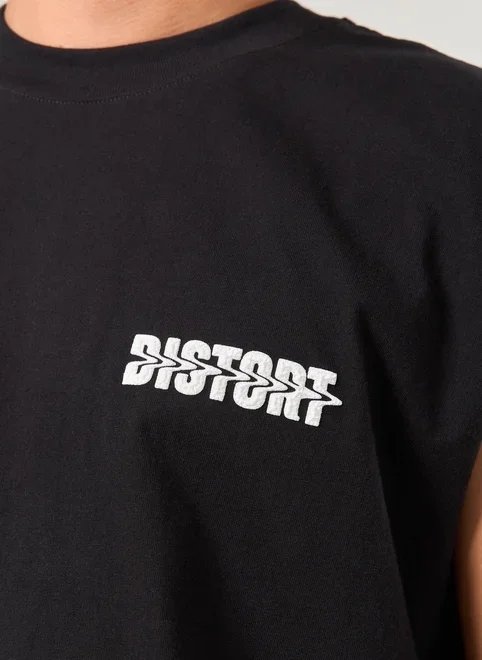 camiseta sleeveless malhão box distort camiseta sleeveless malhão box distort