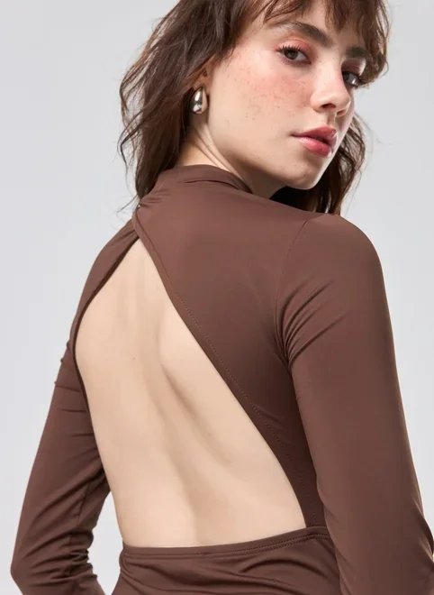 body poliamida manga longa decote costas body poliamida manga longa decote costas