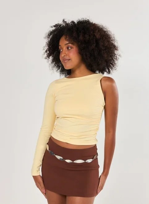 blusa poliamida manga longa única blusa poliamida manga longa única