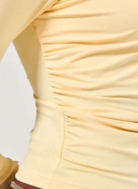 blusa poliamida manga longa única blusa poliamida manga longa única