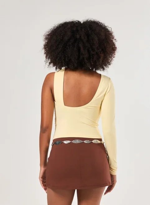 blusa poliamida manga longa única blusa poliamida manga longa única