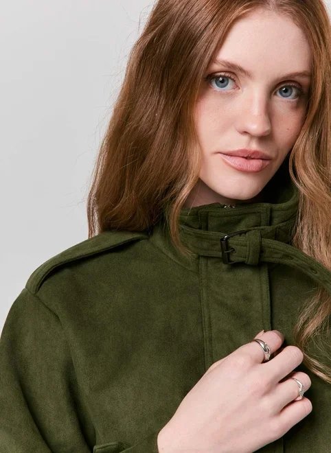 jaqueta oversized em suede jaqueta oversized em suede