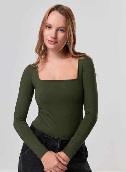 body manga longa poliamida body manga longa poliamida