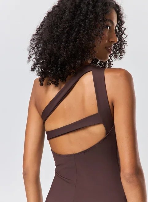 vestido midi poliamida decote costas vestido midi poliamida decote costas