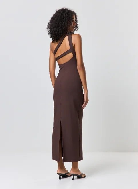 vestido midi poliamida decote costas vestido midi poliamida decote costas