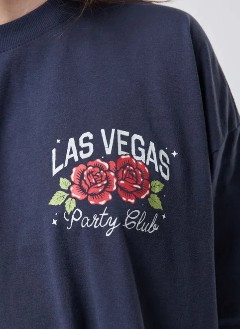 camiseta box azul-marinho vegas camiseta box azul-marinho vegas