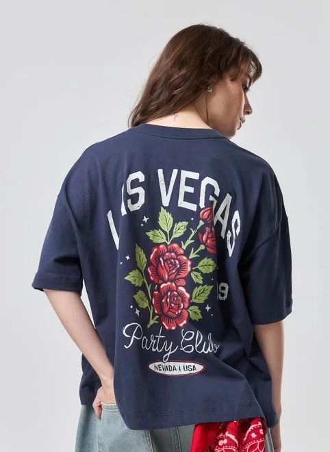 camiseta box azul-marinho vegas camiseta box azul-marinho vegas