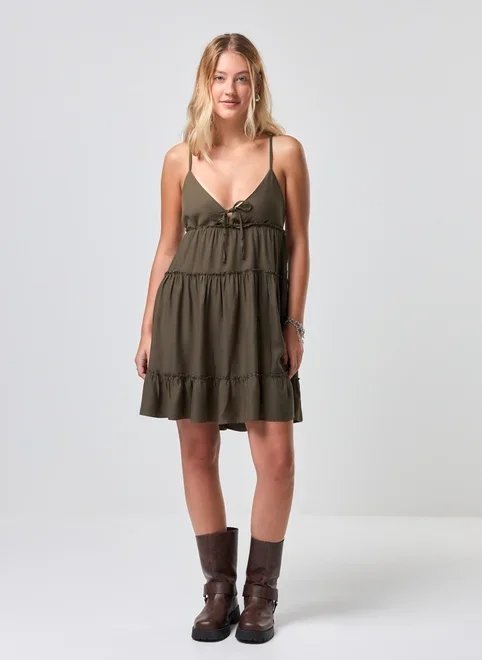 vestido curto marias verde militar vestido curto marias verde militar