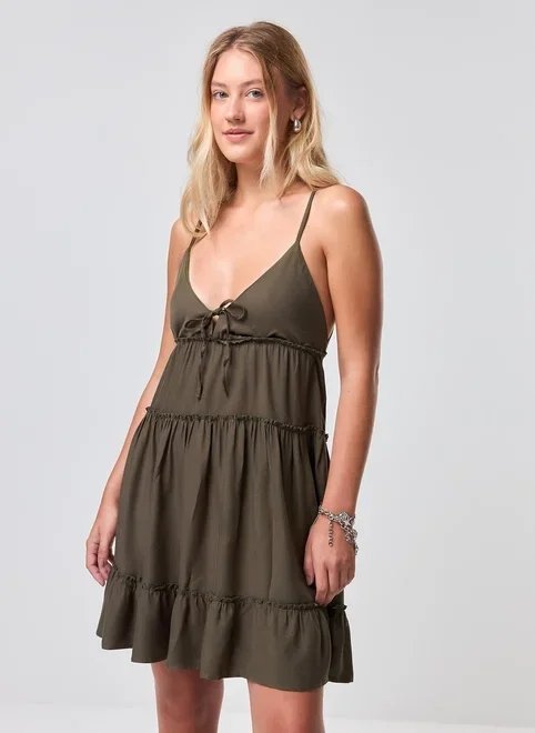 vestido curto marias verde militar vestido curto marias verde militar