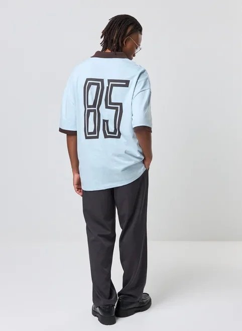 camiseta polo oversized esportiva malhão camiseta polo oversized esportiva malhão