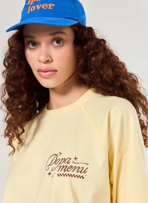 camiseta box amarelo manteiga dopamine camiseta box amarelo manteiga dopamine