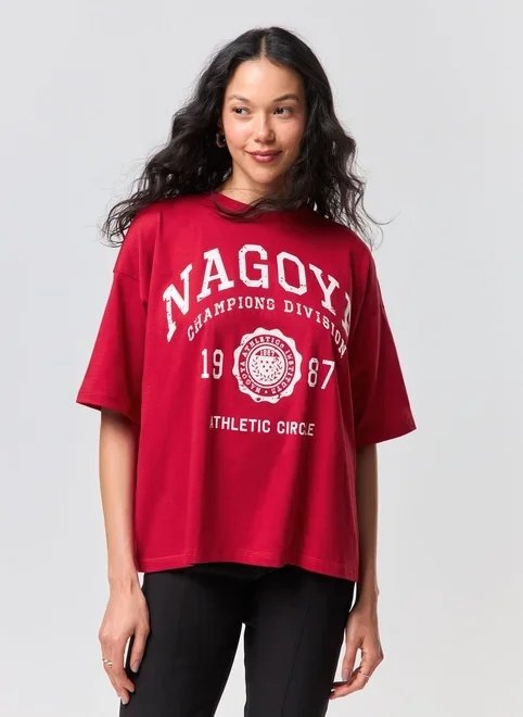 camiseta box vermelha estampa nagoya camiseta box vermelha estampa nagoya