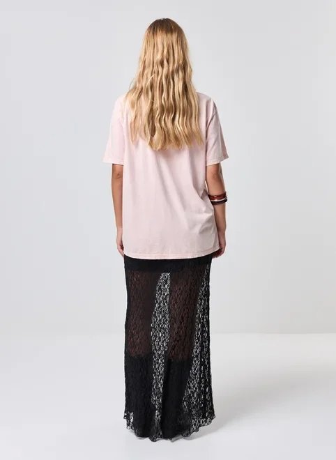 camiseta oversized rosa gato camiseta oversized rosa gato