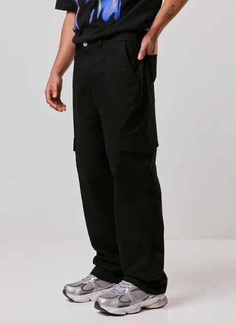 calça cargo reta calça cargo reta