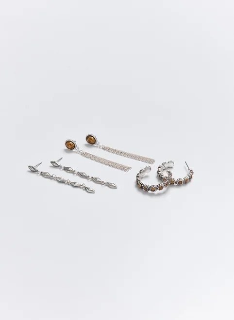conjunto 3 brincos boho conjunto 3 brincos boho
