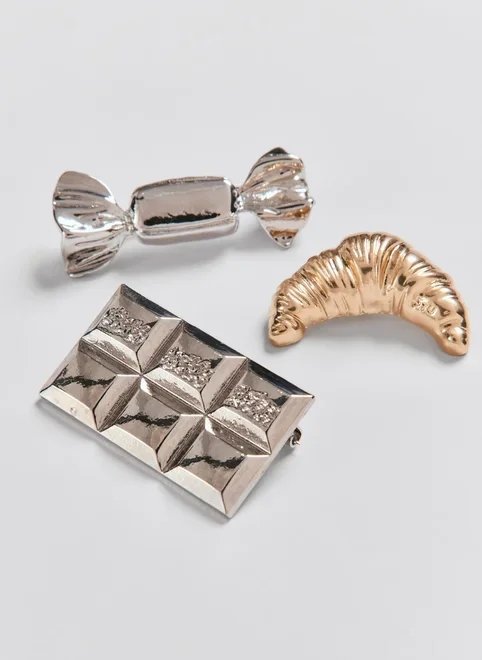 3 broches croissant 3 broches croissant