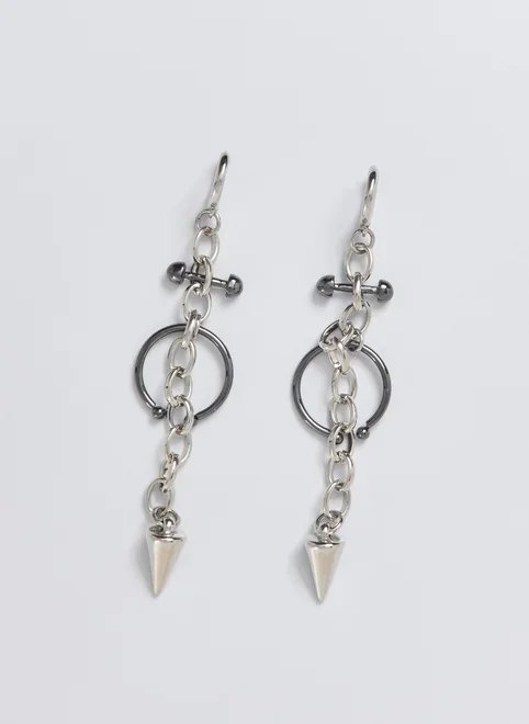 brinco alongado spikes brinco alongado spikes