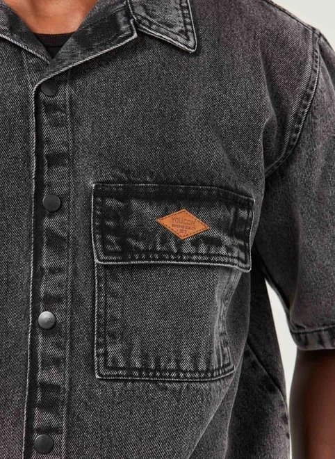 camisa box jeans camisa box jeans