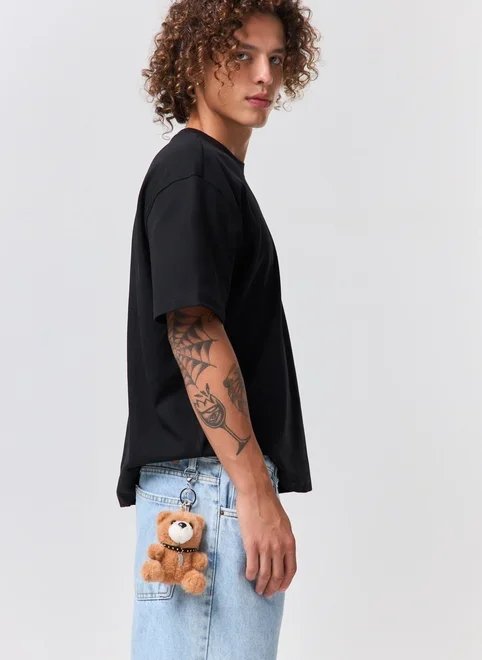 chaveiro pelúcia urso colar chaveiro pelúcia urso colar