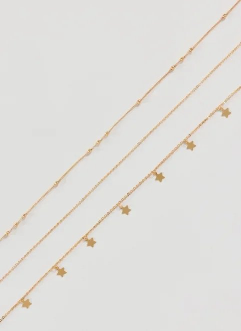 body chain dourada estrelas body chain dourada estrelas