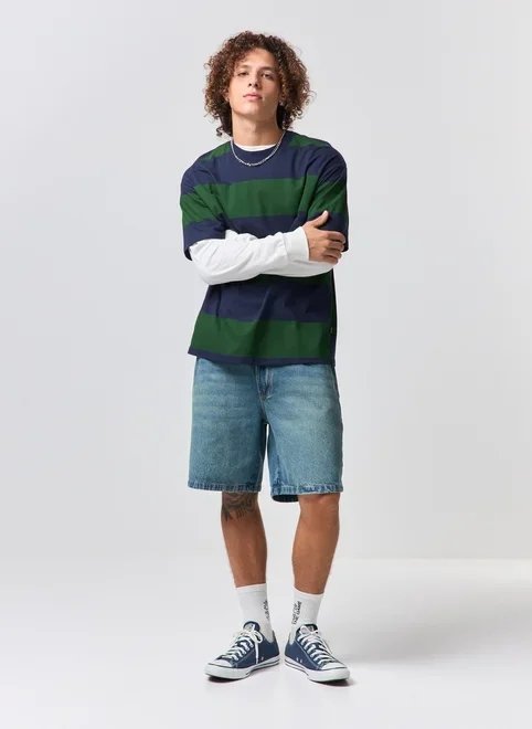 bermuda regular jeans circular bermuda regular jeans circular