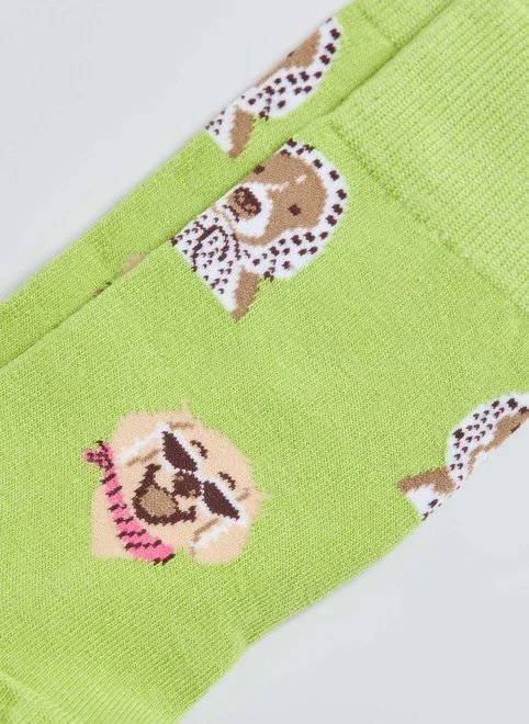 meia verde cachorrinhos meia verde cachorrinhos