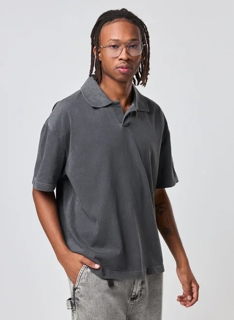 camisa polo box malhão estonada camisa polo box malhão estonada