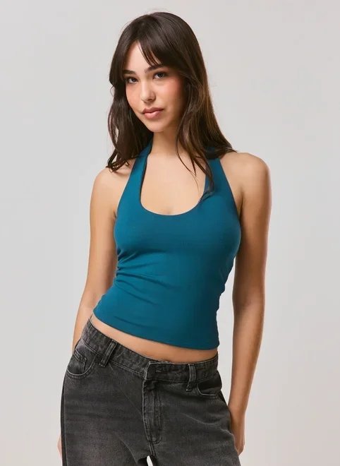 blusa halter costas abertas blusa halter costas abertas