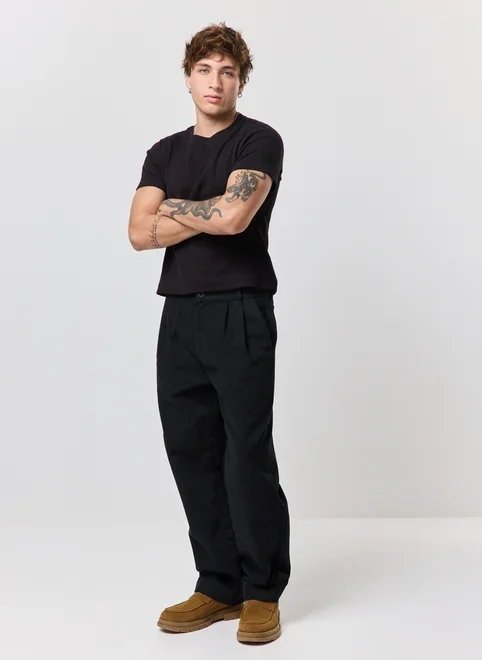 calça chino baggy calça chino baggy